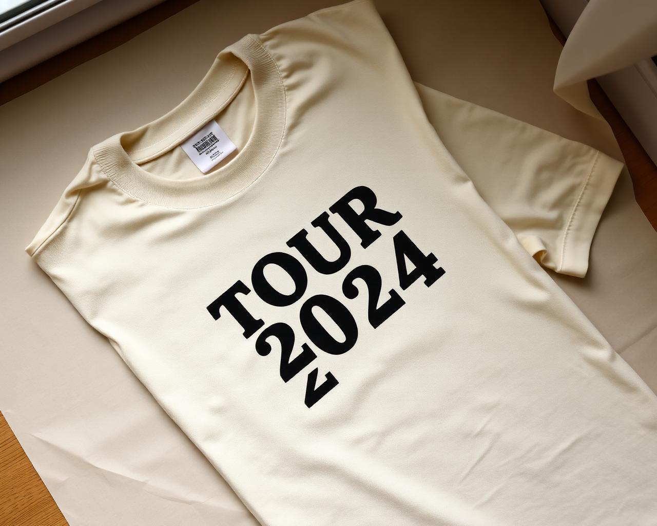 Tour tee — hand-screened, 2-color