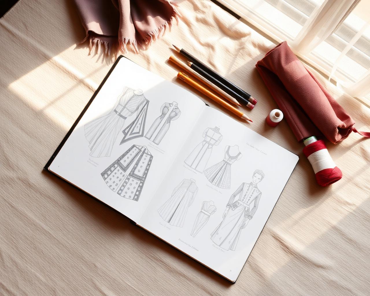 Sketchbook — pattern studies