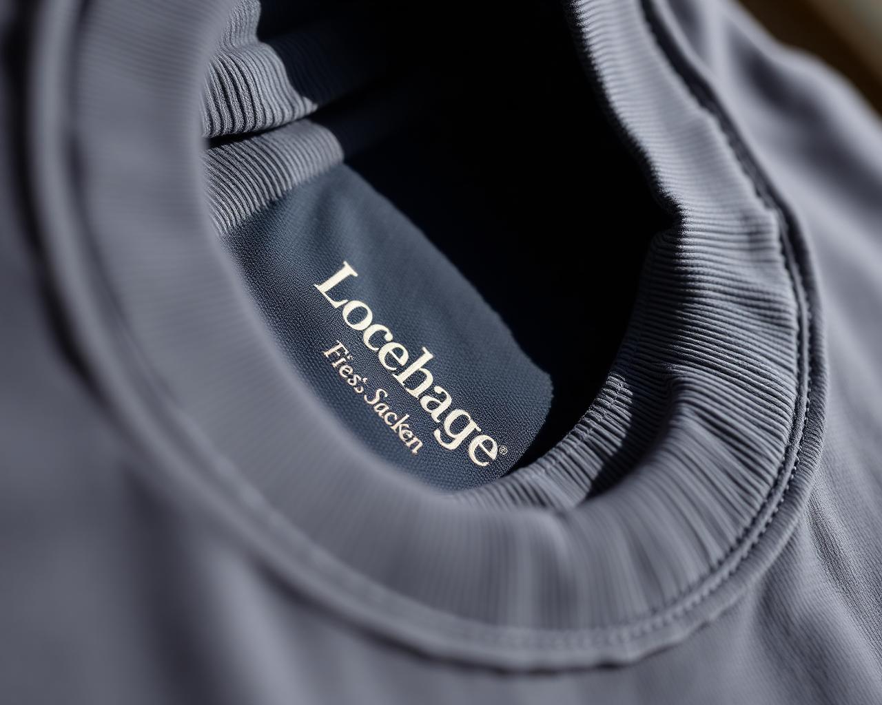 Woven neckline label — debut