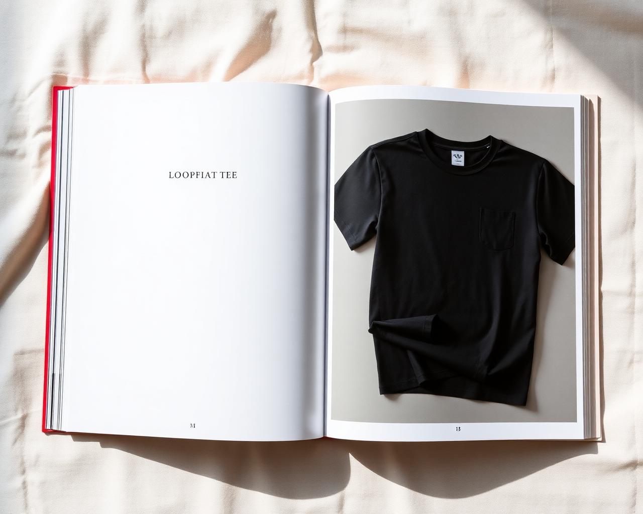 Lookbook spread — capsule